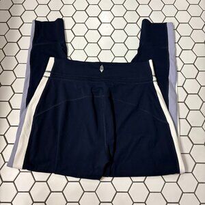 Free People Movement Never Better Ringer Leggings Blue Purple Size Medium